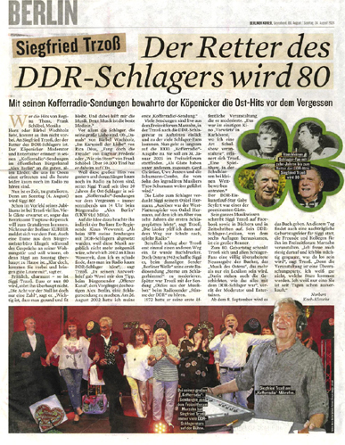 Der Retter wird 80.